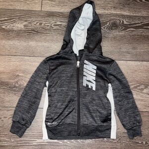Boys 24 Month Gray Nike Zip-Up Hoodie